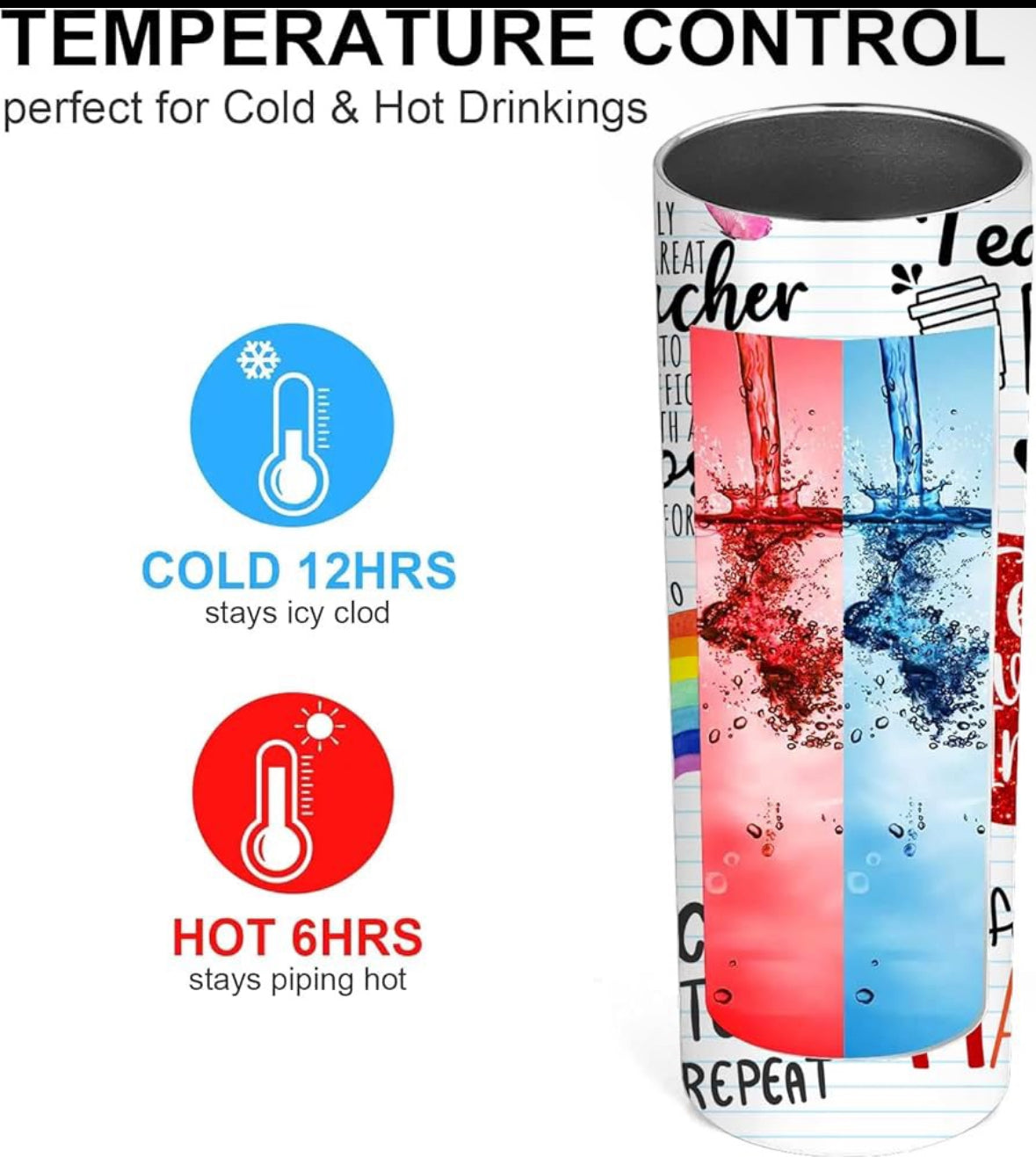 All’s Fair -20oz Skinny Tumbler with Lid and Reusable Straw