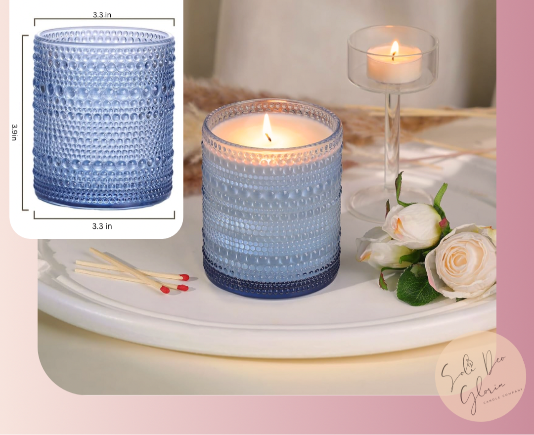 Bright Citrus Organic Essential Oil Beeswax Candle – Non-Toxic, Uplifting Citrus Scent