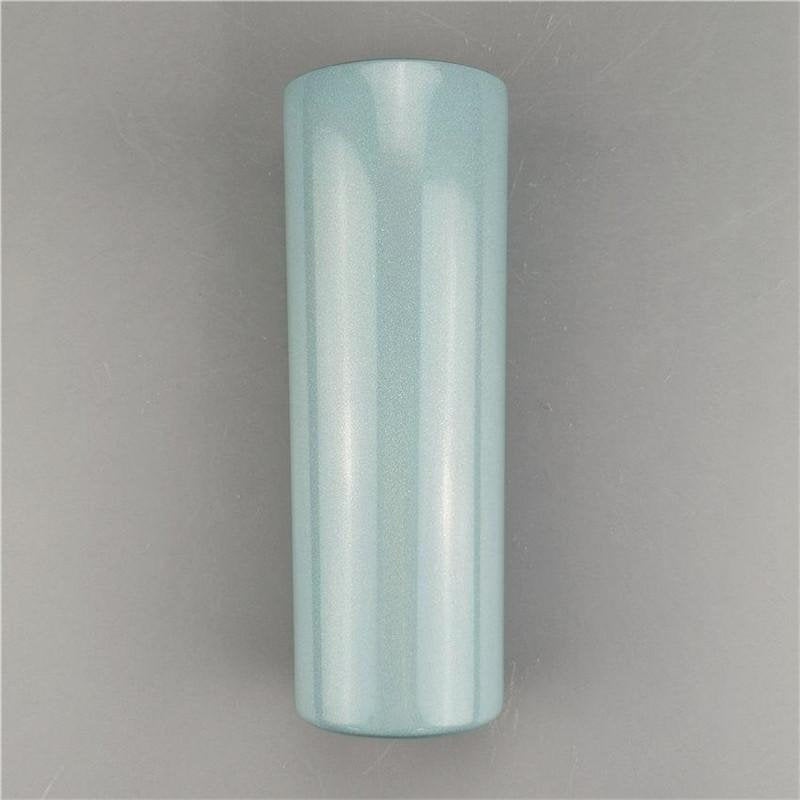 20oz Sublimation Blank Straight White Blue Purple Black Pink Stainless Glitter Sparkle Tumbler, Straw & lid